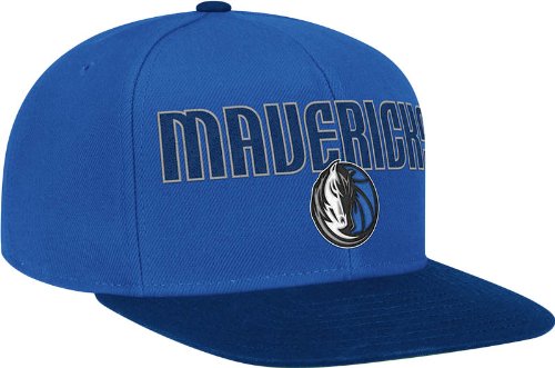 NBA Dallas Mavericks Wool Blend Adjustable Snapback Hat, One Size, Blue