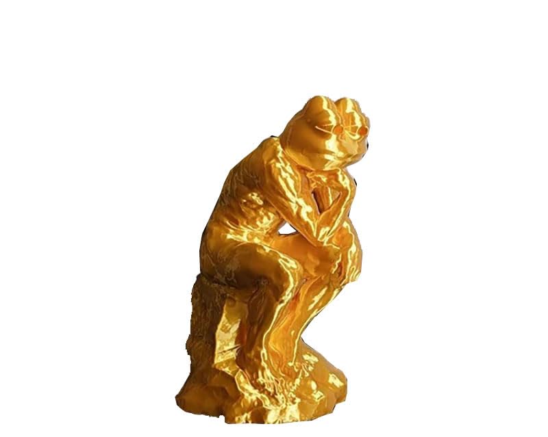 The Feeler Pepe Statue, The Contemplative Pepe Frog Statue, Resin