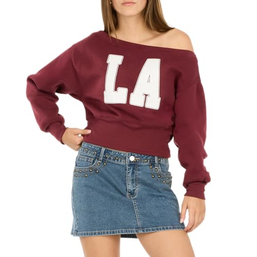 Sweatshirt Forever 21 off-shoulder en fleece doux et confortable pour femme