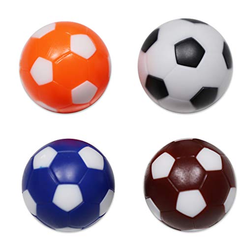 NONE BRAND Foosball Balls Mini Table Soccer Balls 1.4\" (36mm), 14 Pack (Blue, Pink, Dark Red) - Thumbnail 5