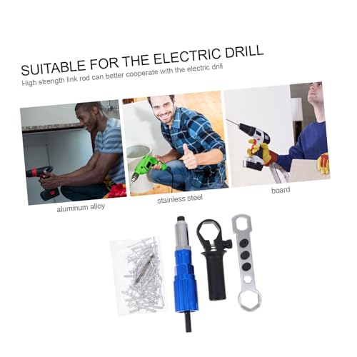 Convertisseur pour riveteuse à extraction de noyau UKCOCO avec kit accessoires robustes - 4