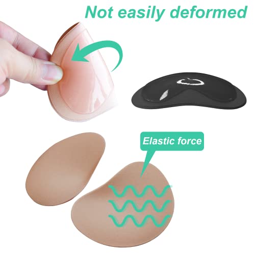 TopBine Silicone Bra Inserts Self-Adhesive Bra Pads Inserts Removable Sticky Breast Enhancer Pads Breast Lifter For Women4