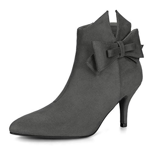 Bottines à talon aiguille confortables bout pointu pour affiner les jambes