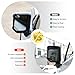Rearview Mirror Rain Shield Cover Compatible with Toyota Land Cruiser Prado 250 J250 LC250 2024 2025 Accessories, Rear View Mirror Rain Shield Visor Guard Cover, 2Pcs (Piano Black)