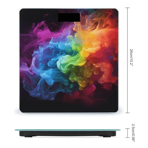 Báscula digital Rainbow Smoke para peso corporal miniatura 2