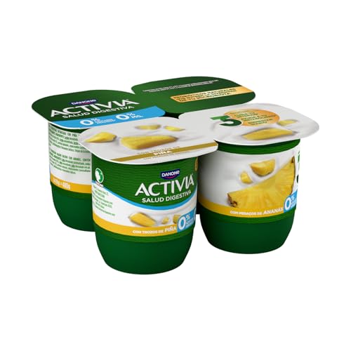 Bífidus con piña desnatado Activia pack 4 x 120 g