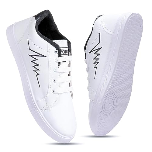 Image of Sports Shoes for MenStylish Sports Shoes for MenLace-Up Lightweight Grey Shoes for Running, Walking, Gym,Trekking and Hiking Shoes-PKMBBB 1031-6(241) G