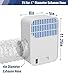 3-in-1 Indoor Dryer Vent Kit for Electric Dryer, Polyester Filter and Water Drawer System, Eiminate Lint Dust, with 3 Pieces Polyester Filters, For Electric Dryers Saves Energy