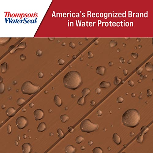 Thompson’s WaterSeal Solid Color Waterproofing Wood Stain and Sealer, Chestnut Brown, 1 Gallon by Thompson's - Image 5