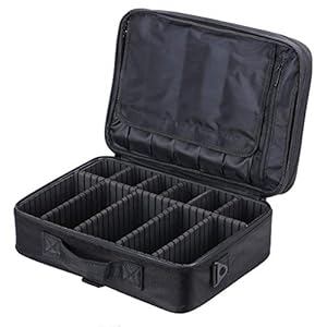 Makeup Bag Make up Case: Large Travel Cosmetic Organiser Beauty Case – Professional Makeup Kit Brush Toiletry Bags…