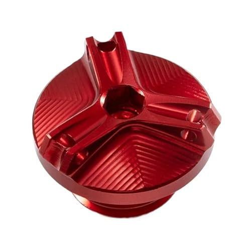 Tapón de aceite motor Suzuki V-STROM 650, 1000 y DL250: Perno de protección rojo