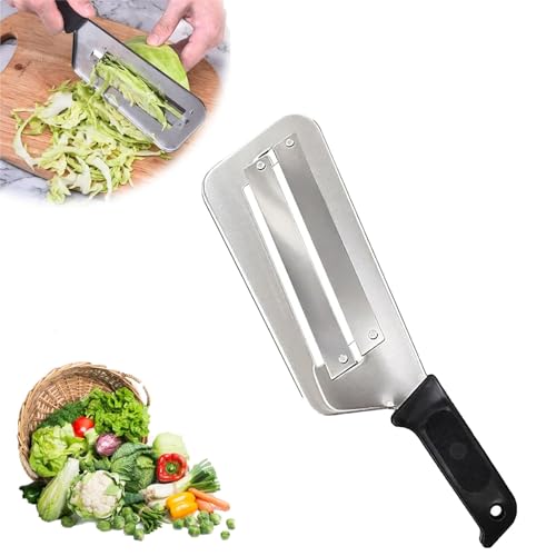 Comparison: Best Knife For Cutting Cabbage 6 Stainless Steel Shredder Knife, Cabbage Cutter Knife, Double Layer Vegetable Slicer, Corrosion-Resistant And Rust-Resistant, For Kitchen