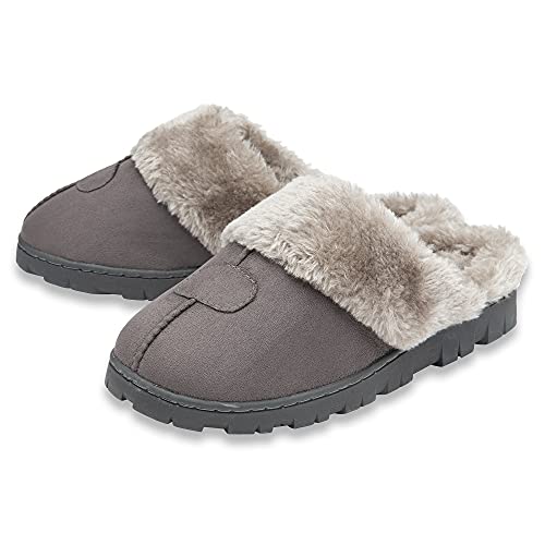 Image of DUNLOP Ladies Slippers JESSICA - Grey - UK 8