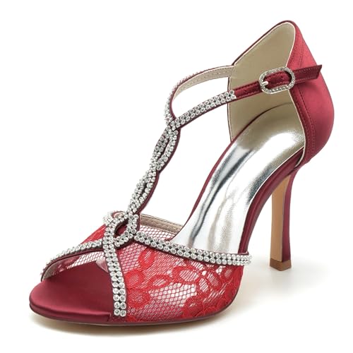 Chaussures de mariage pour femme avec strass idéales pour la cérémonie et la soirée
