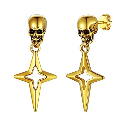 Pendientes Calavera Esqueleto con Estallido Estelar Cover