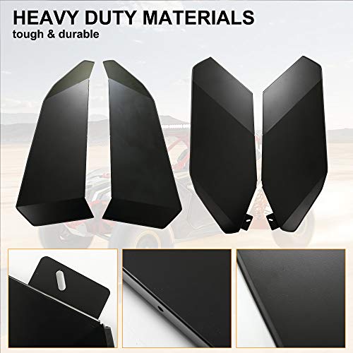 Kiwi Master Aluminum Lower Doors Compatible With 2017-2023 Can Am Maverick X3 Max Accessories Half Door Inserts Panels #TOP1