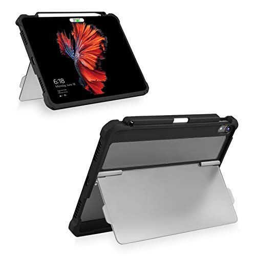 Maxjoy Case for 2018 iPad Pro 12.9 inch 3rd Gen, iPad Pro 12.9 Case, [Support Pencil Charging], iPad 12.9 Cover with Kickstand + Apple Pencil Holder for iPad Pro 12.9