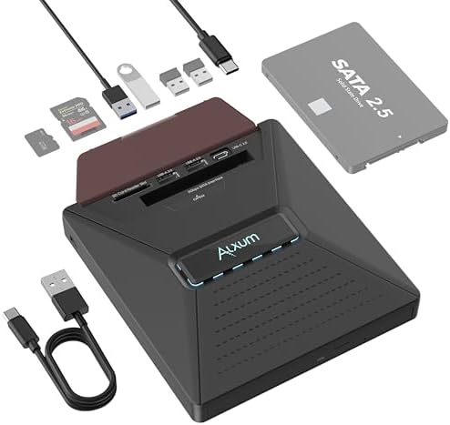 Alxum Laptop External CD DVD Drive - CD/DVD Burning Supports SATA...