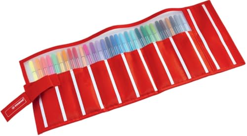 Rotulador premium STABILO Pen 68 - Estuche rollerset con 30 colores