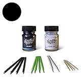 ScratchesHappen Exact-Match Touch Up Paint Kit Compatible with Vespa Shiny Black/Nero Lucido (94) -...