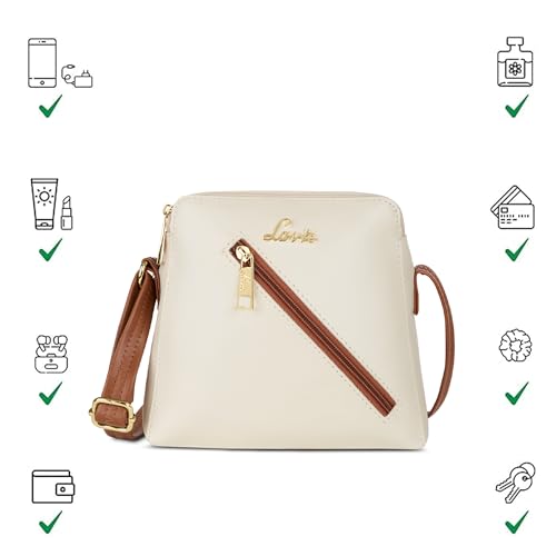Image of Lavie Woman's Colourblock Lucy Crossbody Sling Bag | Ladies Purse Handbag | Gift for Women