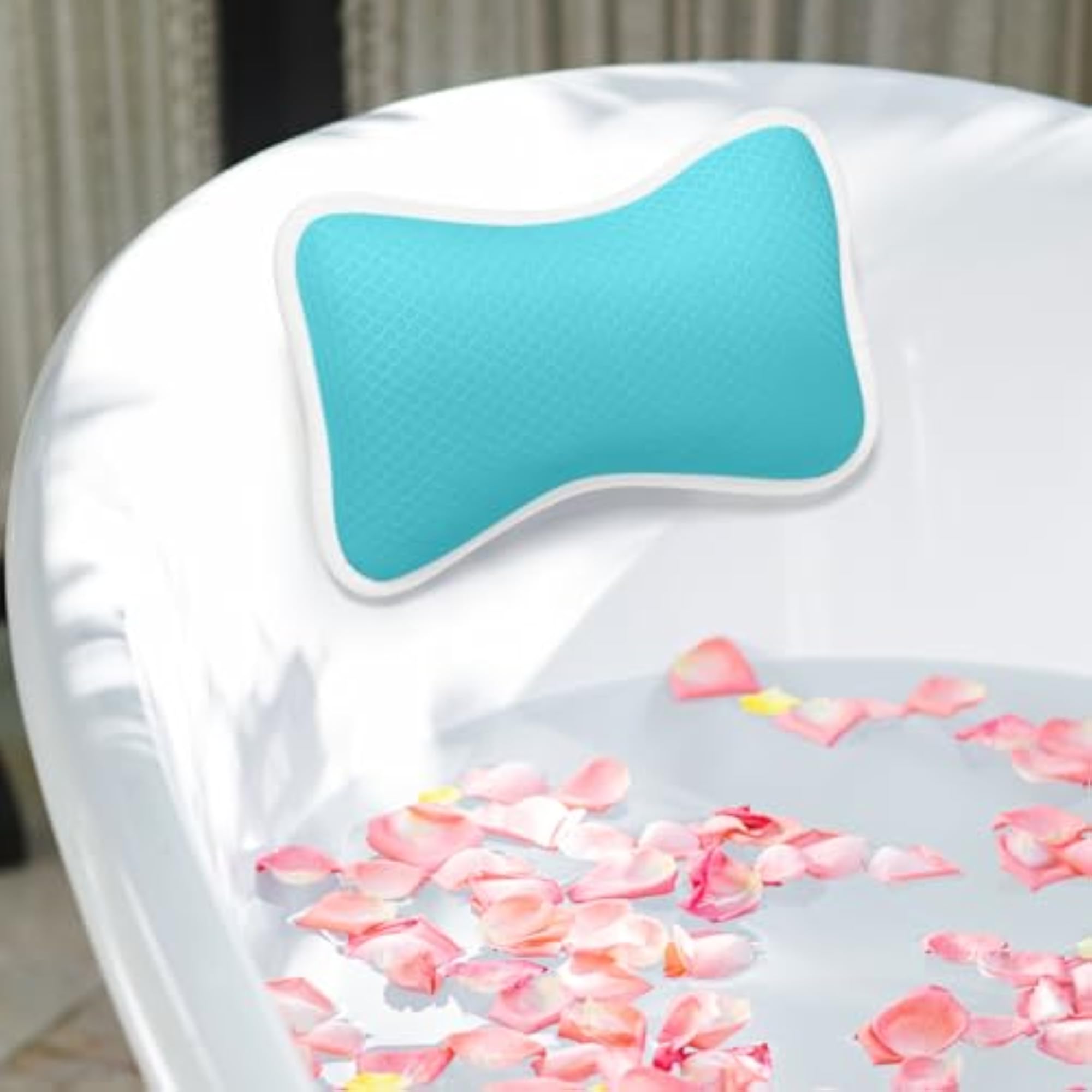 Non-Slip Bath Pillow with Suction Cups