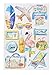 Produktbild 3 D-Sticker Urlaubs-Reise , Bogen 18,5 x 12,5cm