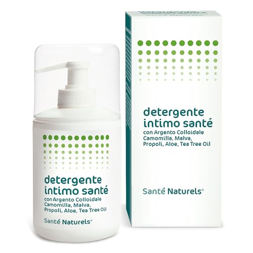 Detergente Intimo 300 ml ● Detergente con Argento Colloidale Vero, Camomilla, Malva, Propoli, Aloe e Tea Tree Oil ● Azione Antibatterica, Protettivo e Detergente ● Made in Italy