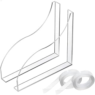 2 Pcs Bathroom Shower Splash Guard for Tub, Bathtub Water Guards, Shower Water Guard for Bathtub Shower Guards Removable, Bathtub Water Splash Guards Corner Guards to Keep Water in Shower Bath