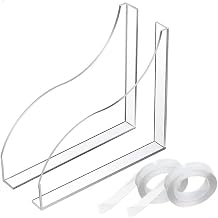 2 Pcs Bathroom Shower Splash Guard for Tub, Bathtub Water Guards, Shower Water Guard for Bathtub Shower Guards Removable, Bathtub Water Splash Guards Corner Guards to Keep Water in Shower Bath