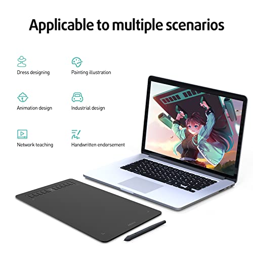 Tablette de dessin graphique XENX P3-1060B compatible Windows pour jeu OSU