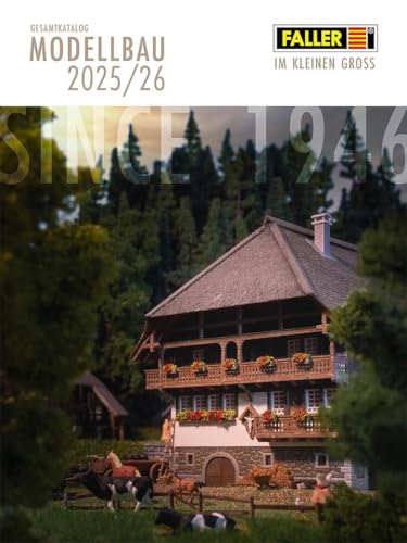 FALLER Katalog 2025/2026 : L'ouvrage de référence pour passionnés d'architecture miniature