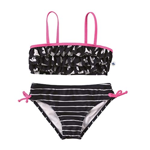 Biquíni Infantil Coração Malwee Liberta UV 50 Ref. 68214 Cor:Azul Marinho;Tamanho:6