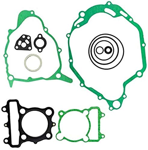 VIPGO オートバイのエンジン部品ヘッドシリンダーガスケット&オイルシールキットのヤマハ セローTTR225 TW225ムースレーシングステータカバーガスケット ピストンリング