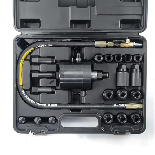 TOOSOAR Extractor de Inyectores Diesel, Extractor Inyectores, 21PCS Herramienta de Reparación de Inyectores de Coche