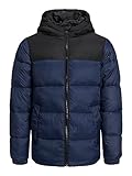 Ideal für die Übergangszeit JACK & JONES JUNIOR JJETOBY PUFFER HOOD SN JNR