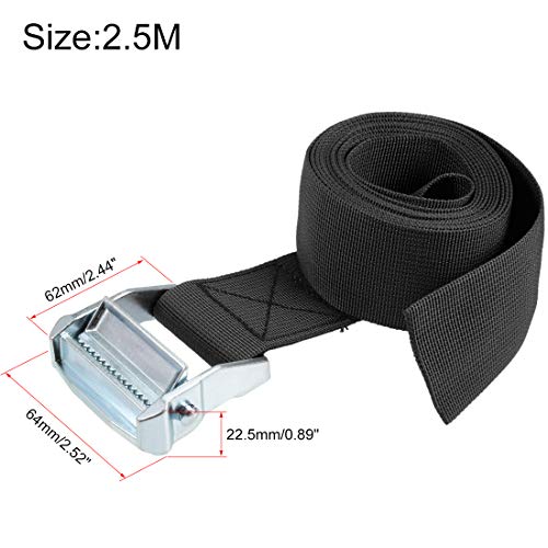 Sangle d'arrimage 2,5m pour fixer vos colis sur remorque et coffre