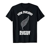 Neuseeland Rugby Shirt Maori Inspiriert Kiwi & Silberfarn T-Shirt