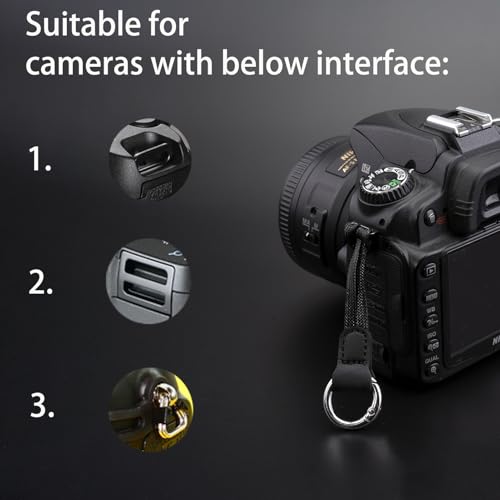 Correa de cámara de liberación rápida VKO con conectores QD Loops para fotografía 4