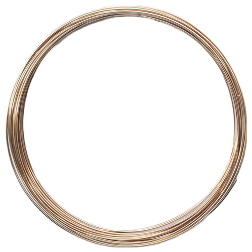 22 Gauge, Square, Half Hard, 14/20 Rose Gold-Filled Wire - 10 FT - for Jewelry Art from WIZART