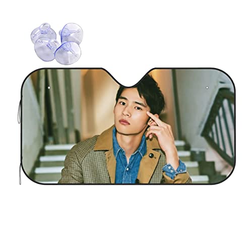 岡田健史 中学聖日記 車用サンシェード 車用フロントシェード 遮光サンシェード 人気 車用品 吸盤式 断熱 ほとんどの車に共通 M