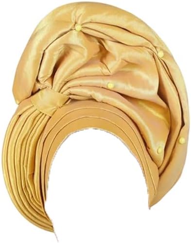 Dvbfufv Nigeria Wedding Turban Cap for Women Muslim Hijab Bonnet Headwrap African Headwear