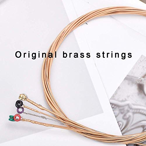 DYB Guitare Acoustique épicéa Accordeur en métal Cordes en Laiton Kit de démarrage pour débutant de Sac à Dos de Guitare… - Les Beatles, Paul McCartney, John Lennon, RIngo Starr, George Harrison DYB Guitare Acoustique épicéa Accordeur en métal Cordes en Laiton Kit de démarrage pour débutant de Sac à Dos de Guitare… – Image 5