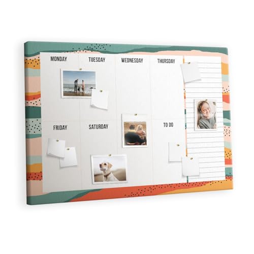 Tableau mural liège horizontal grand format 120x80 organisateur notes et photos