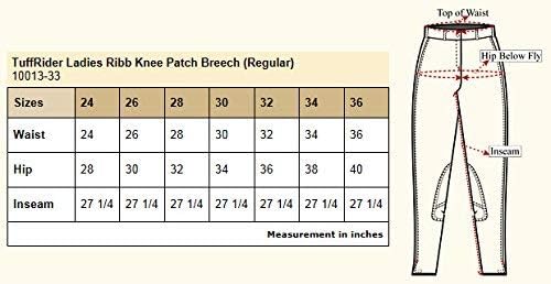 TuffRider Women's Ribb Knee Patch Breeches (Regular)