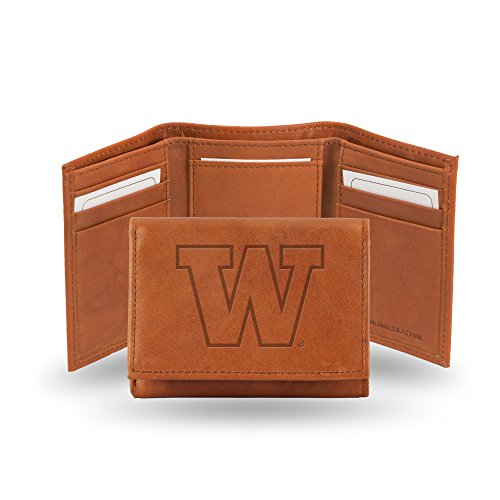 Ncaa Rico Industries Embossed Leather Trifold Wallet, Washington Huskies #TOP17