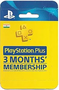 Sony PlayStation Plus 3 Months Membership Card (Indian PSN Account)