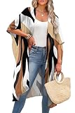 OFEEFAN Holiday Outfits for Women Swim Suit Coverup for Women Cruise Outfits Print 08 XL