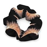 Coleteros de pelo negros color oro rosa para mujer, pestañas, bienvenidas, sin rastro, anillo para el cabello, elásticos ajustables para coleta, accesorios para el cabello