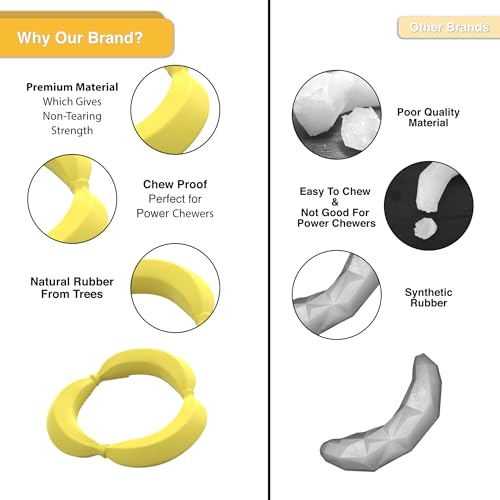 PetBuds Dog Toys Dog Frisbee Flying Disc Banana, Interactive Dog Toys for Boredom, Banana Shape Indestructible Dog Chew Toys - Image 4
